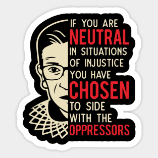 Ruth Bader Ginsburg Sticker